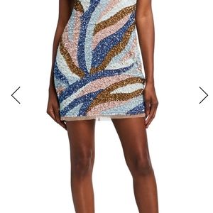 Like New Aidan Mattox Mini Dress